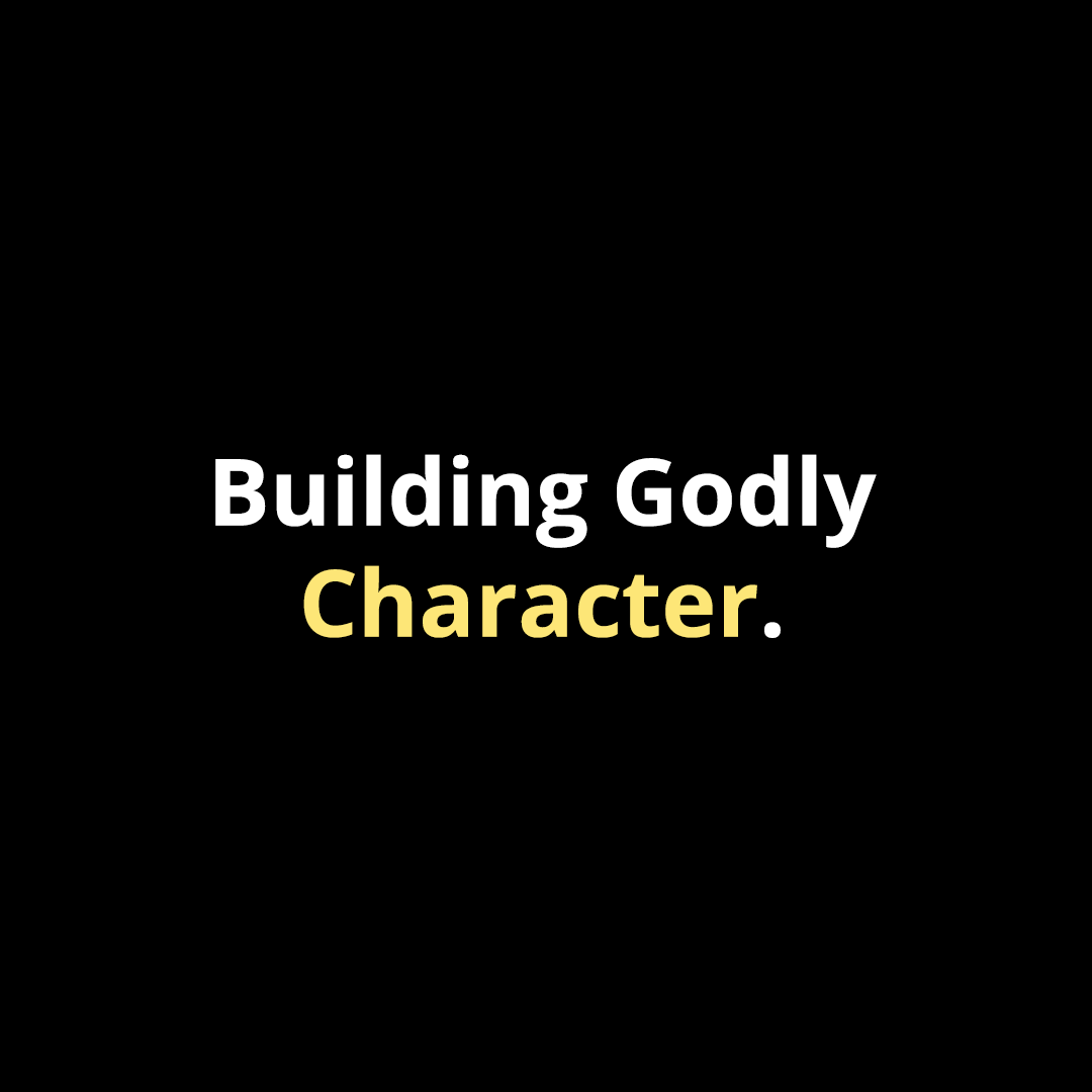 Building Godly Character - Walk In Faith Clothing