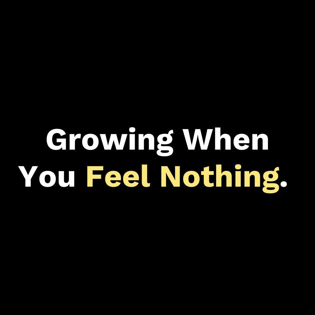 Growing When You Feel Nothing - Walk In Faith Clothing