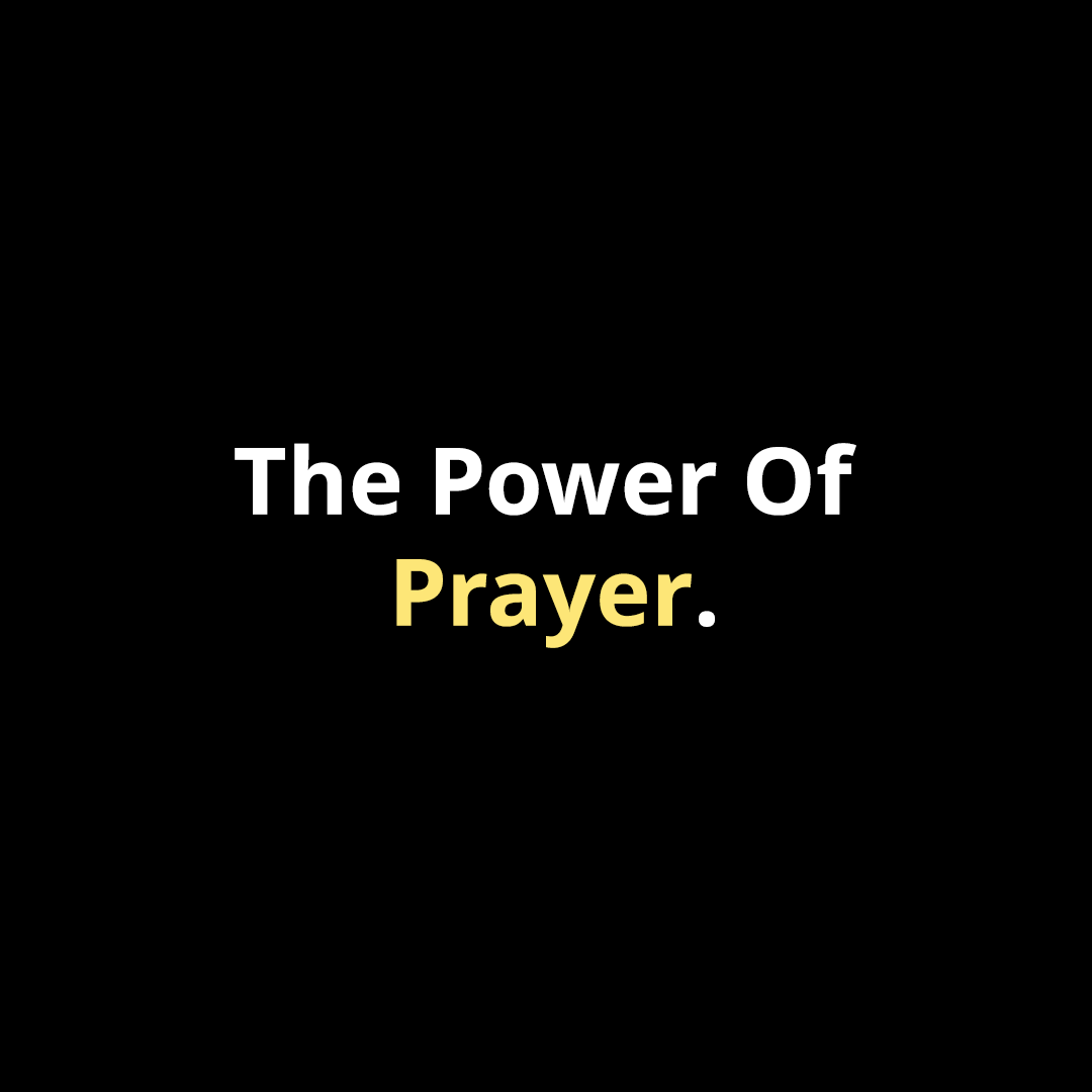 The Power Of Prayer - Walk In Faith Clothing