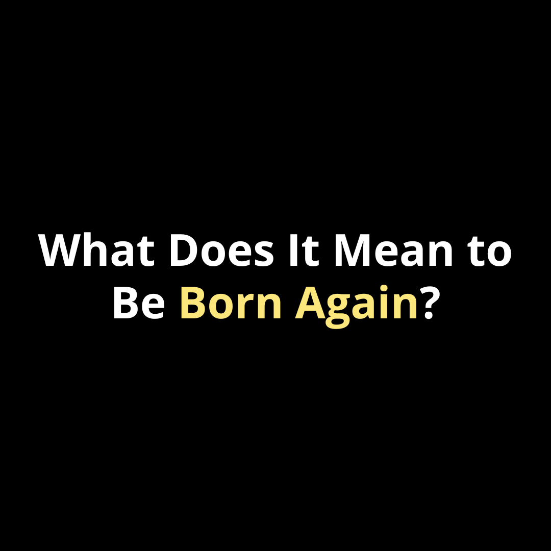 What Does It Mean to Be Born Again? - Walk In Faith Clothing