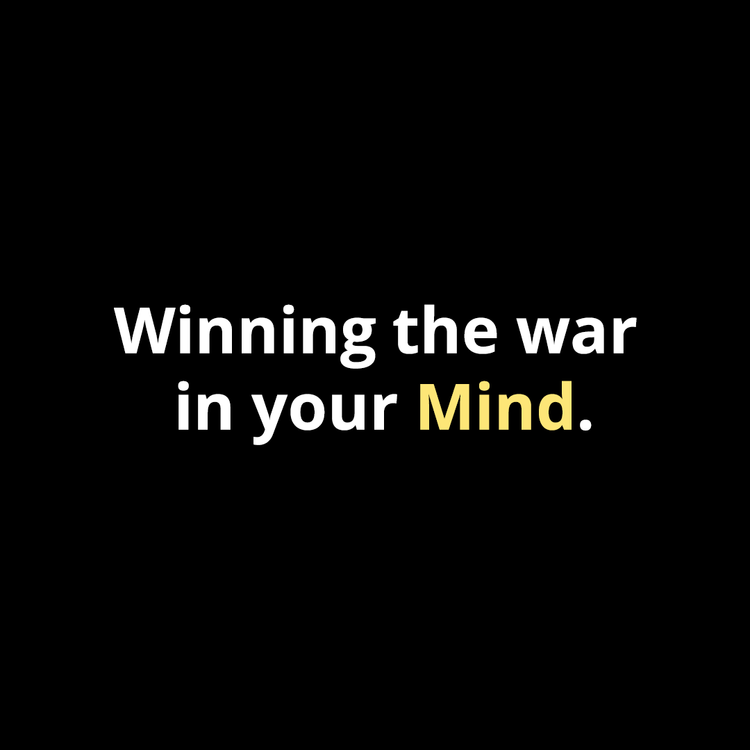 Winning the war in your mind - Walk In Faith Clothing