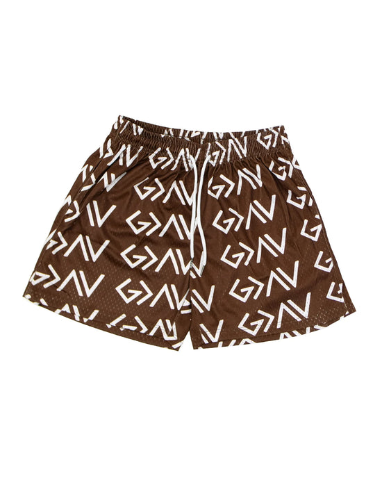 Brown God Is Greater Than The Highs And Lows Christian Shorts