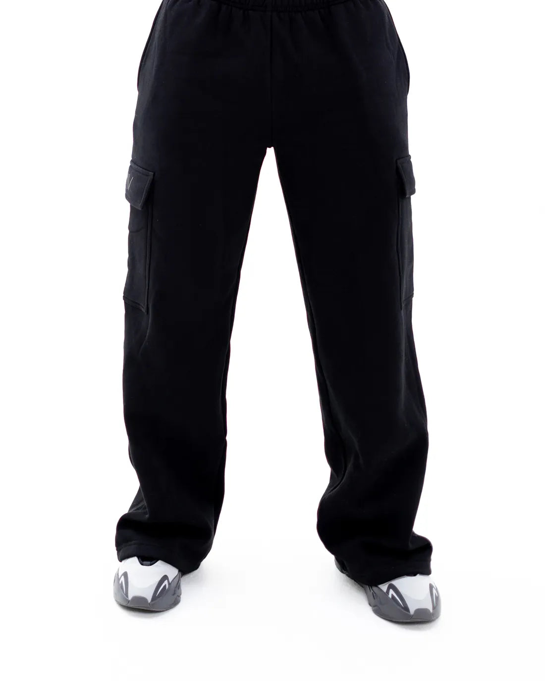 Front View Of Black God Is Greater Than The Highs &amp; Lows Christian Sweat Pants