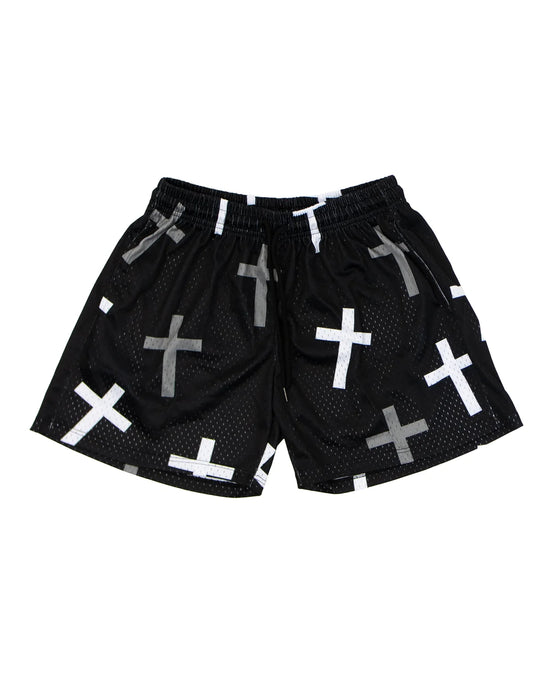 White Gray Black Spectrum Christian Shorts