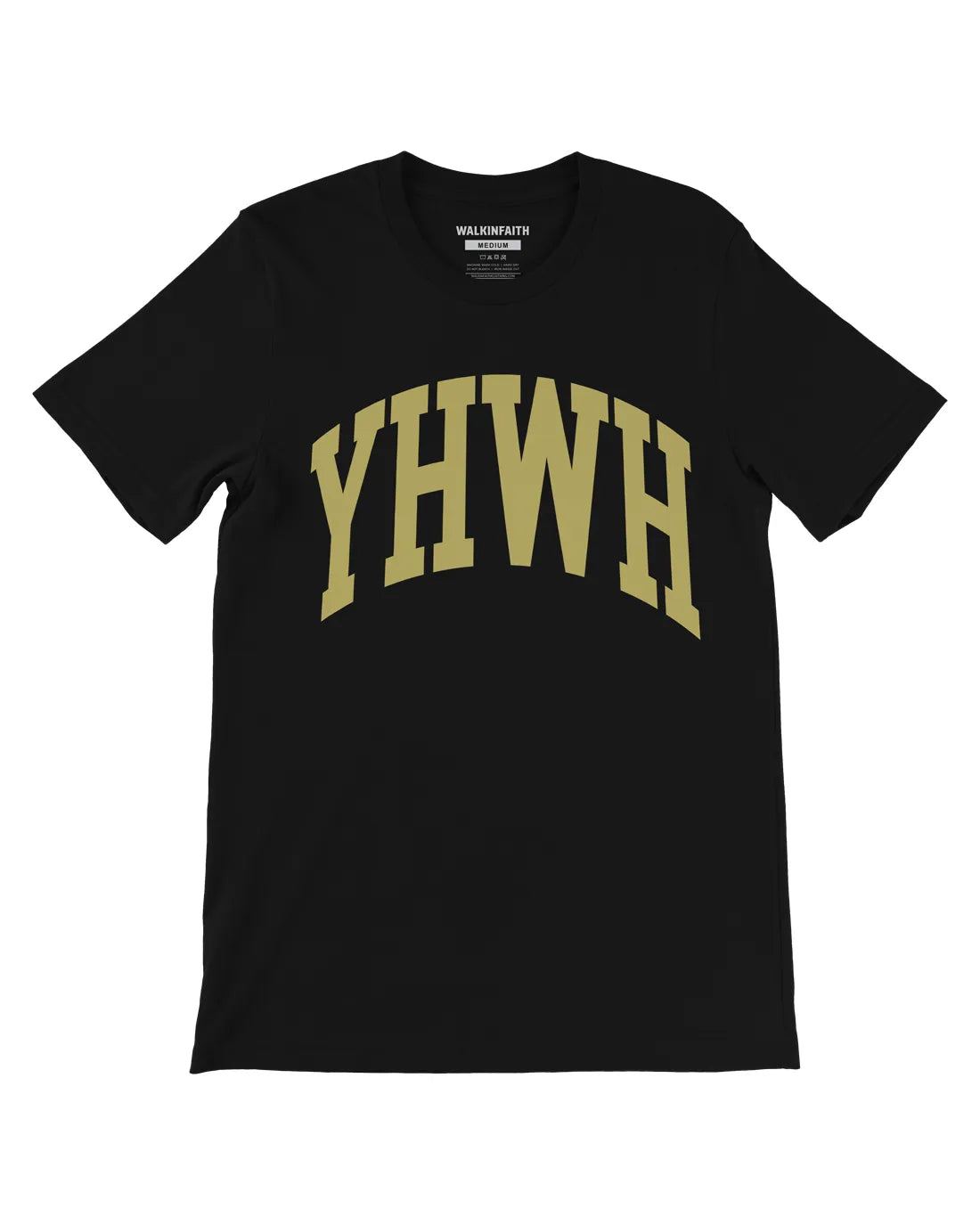 Photo Of Black YHWH Christian T-Shirt