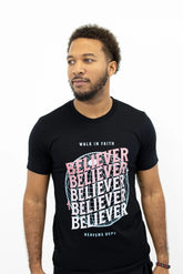 Black Believer Unisex T-Shirt - Walk In Faith Clothing