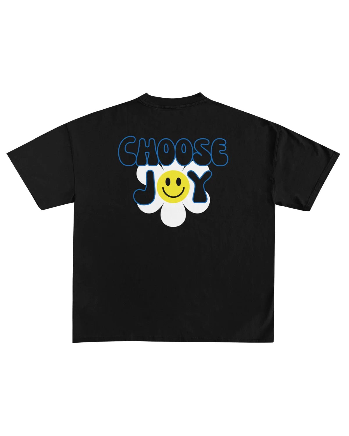 Black Choose Joy Oversized Unisex T-Shirt - Walk In Faith Clothing