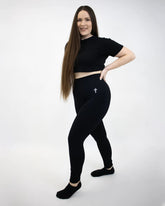 Black Faith Leggings - Walk In Faith Clothing