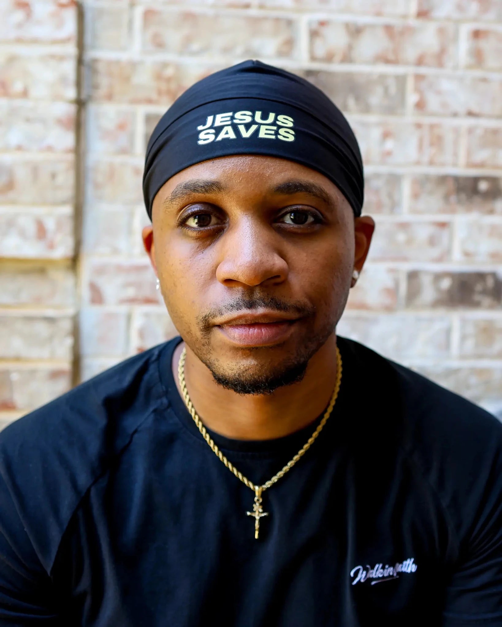 Black Jesus Saves Skull Cap - Walk In Faith Clothing