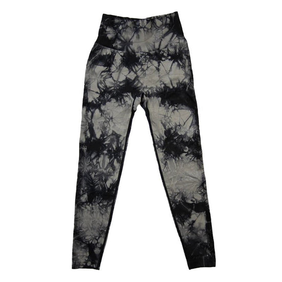 Black Tie Dye HVN Leggings - Walk In Faith Clothing