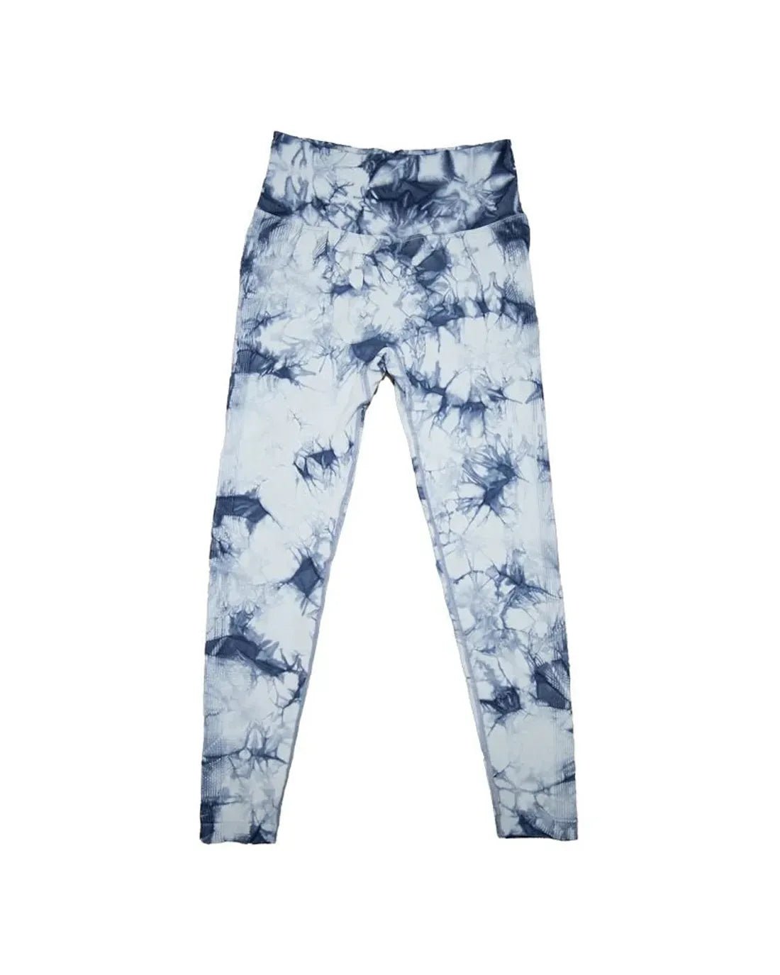 Blue Tie Dye HVN Leggings - Walk In Faith Clothing