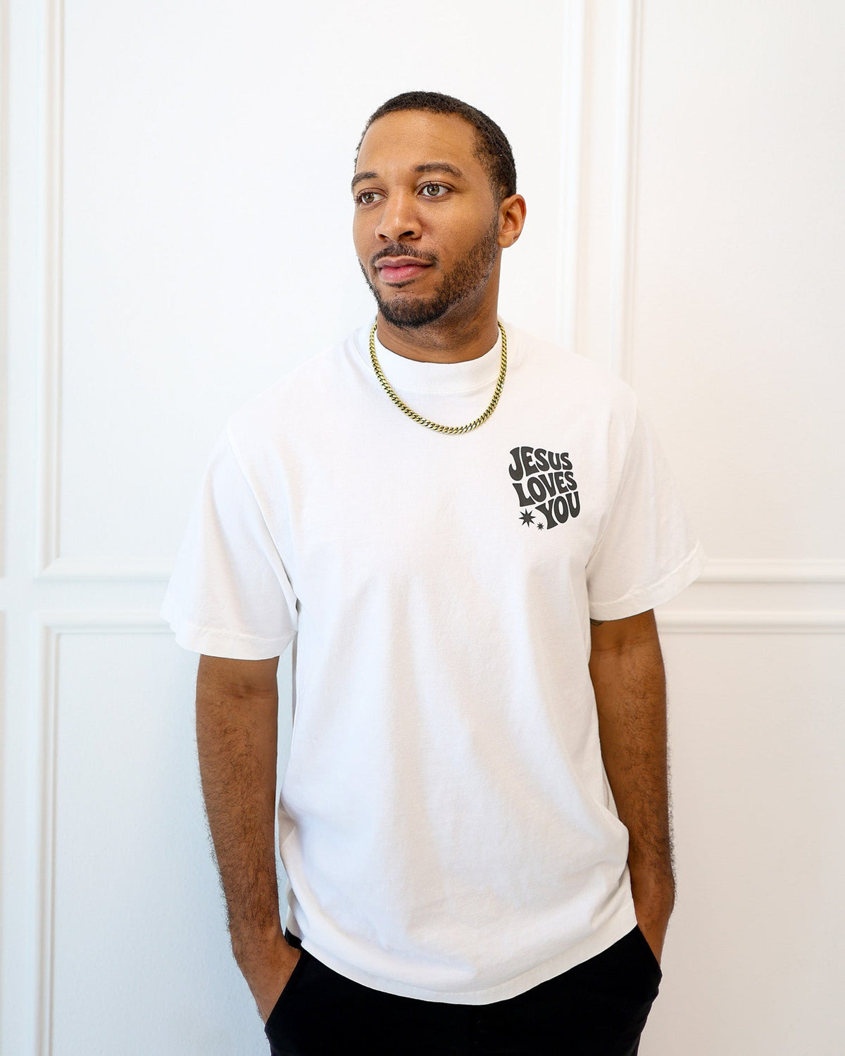 Jesus Loves You Oversized Unisex T-Shirt - Walk In Faith Clothing