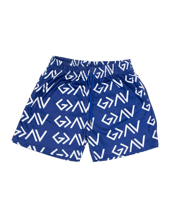 Navy God Is Greater Than The Highs And Lows Unisex Shorts - Walk In Faith Clothing