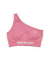 Pink Faith Sports Bra - Walk In Faith Clothing