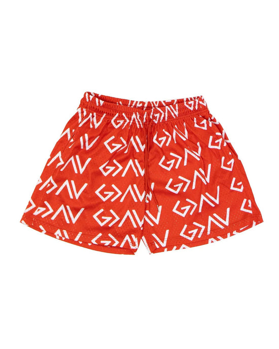 Red God Is Greater Than The Highs And Lows Unisex Shorts - Walk In Faith Clothing