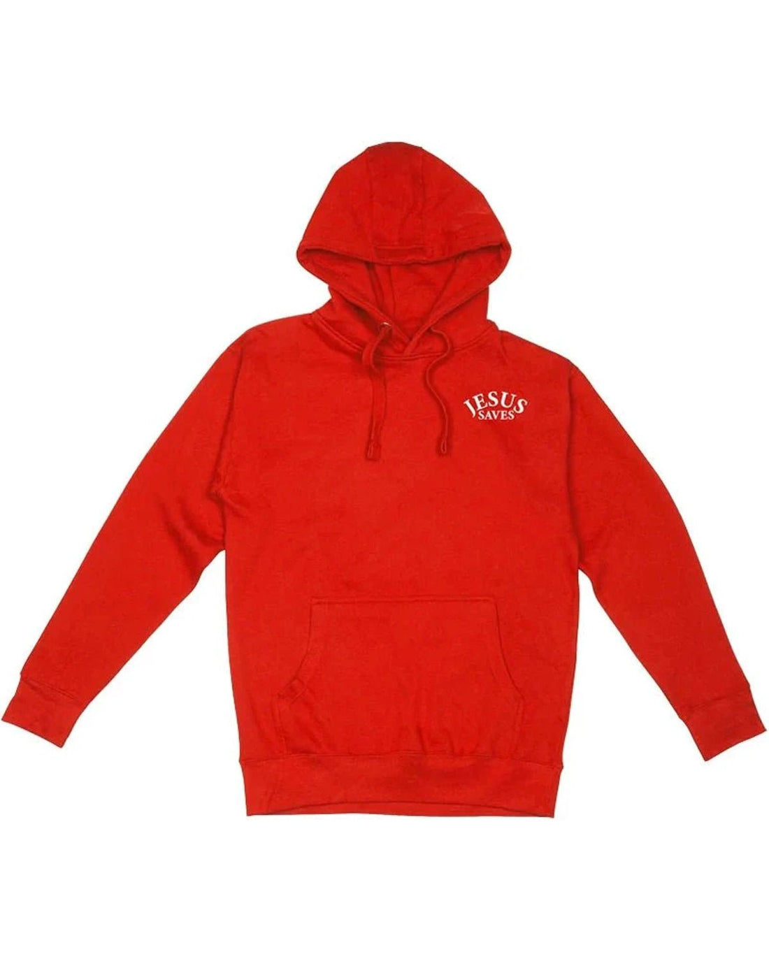 Red Jesus Saves Unisex Hoodie - Walk In Faith Clothing