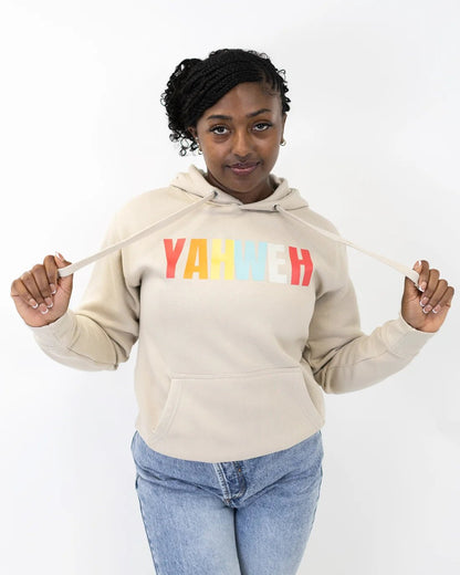 Tan Yahweh Unisex Hoodie - Walk In Faith Clothing