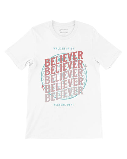 White Believer Unisex T-Shirt - Walk In Faith Clothing