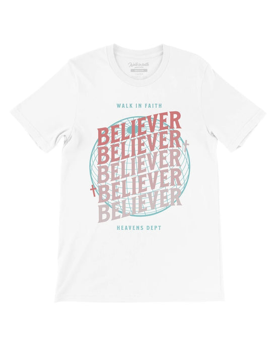 White Believer Unisex T-Shirt - Walk In Faith Clothing