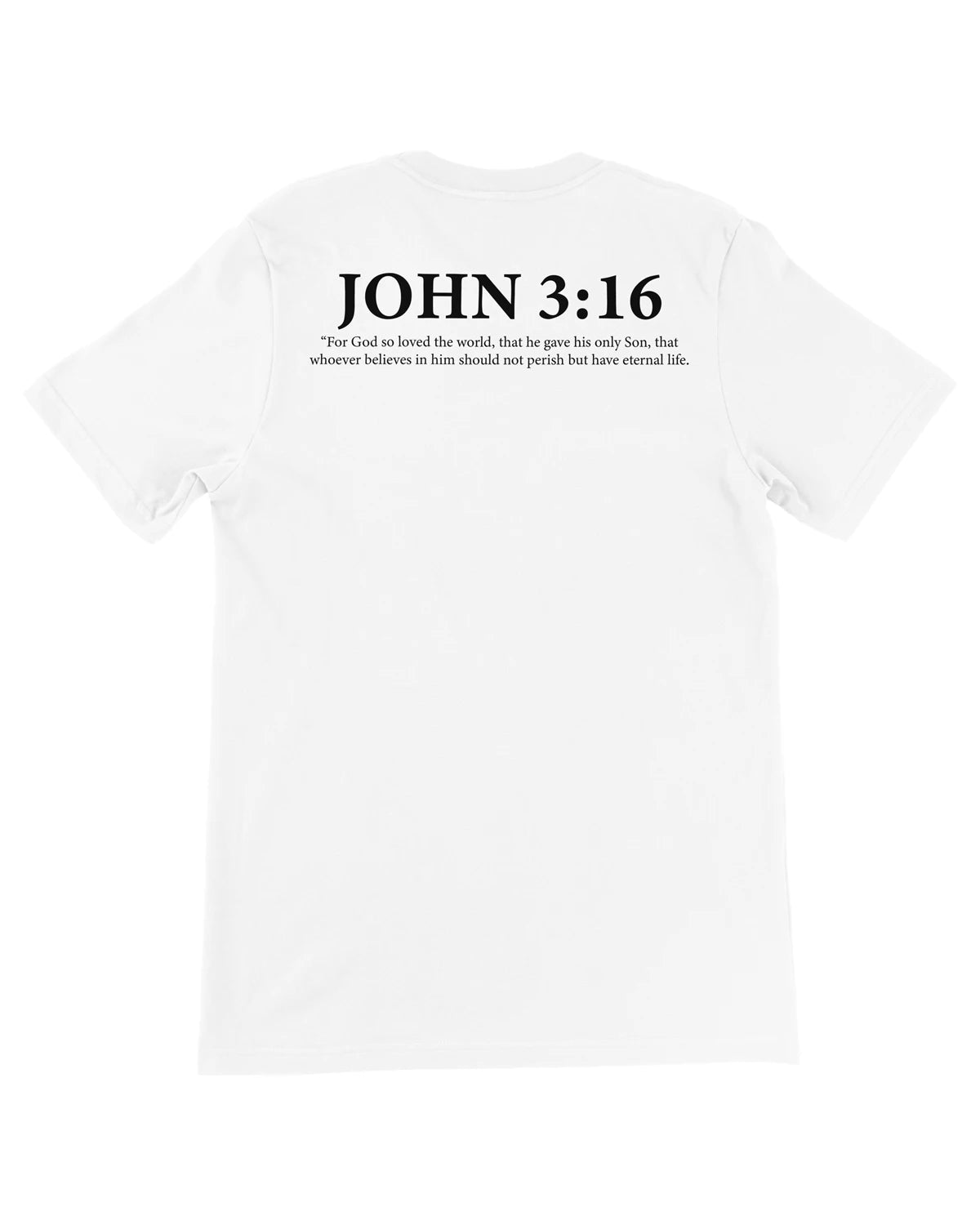 White Jesus Saves Unisex T-Shirt - Walk In Faith Clothing