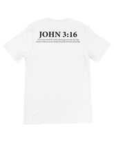 White Jesus Saves Unisex T-Shirt - Walk In Faith Clothing