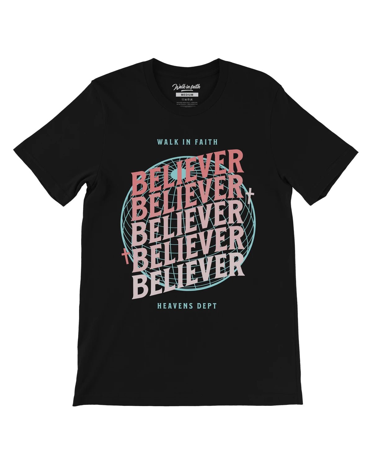 Black Believer Unisex T-Shirt - Walk In Faith Clothing