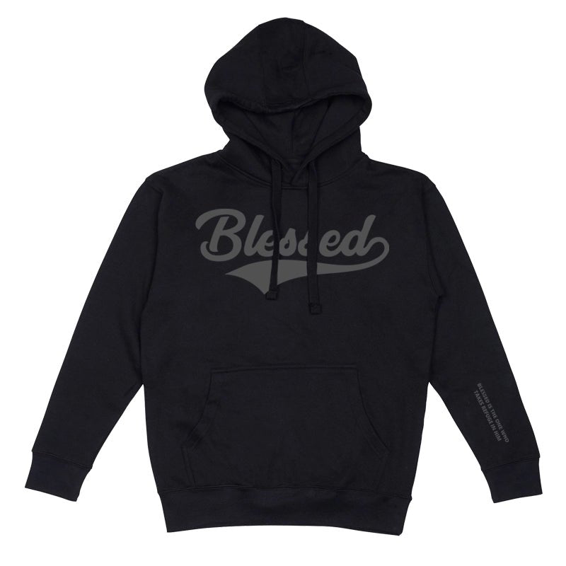 Black Blessed Unisex Hoodie - Walk In Faith Clothing