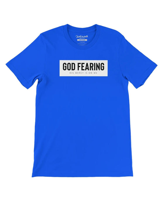 Blue God Fearing Unisex T-Shirt - Walk In Faith Clothing