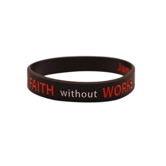 Faith Without Works Wristband - Walk In Faith Clothing