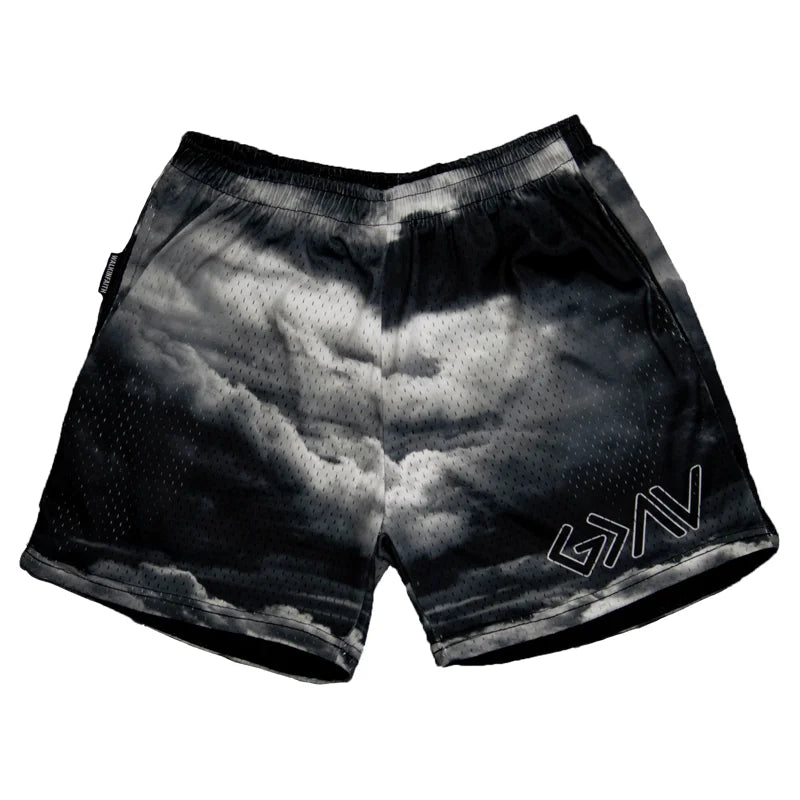 God Is Greater Than The Highs And Lows Darkness Unisex Shorts - Walk In Faith Clothing