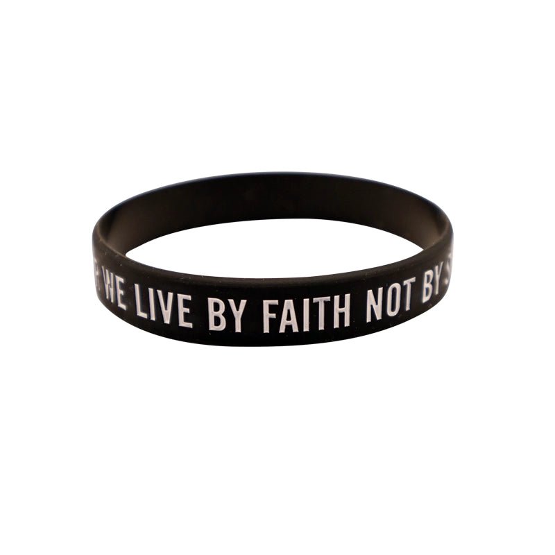 Live By Faith Wristband - Walk In Faith Clothing