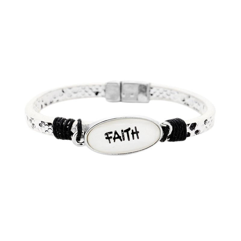 Snakeskin Faith Bracelet - Walk In Faith Clothing